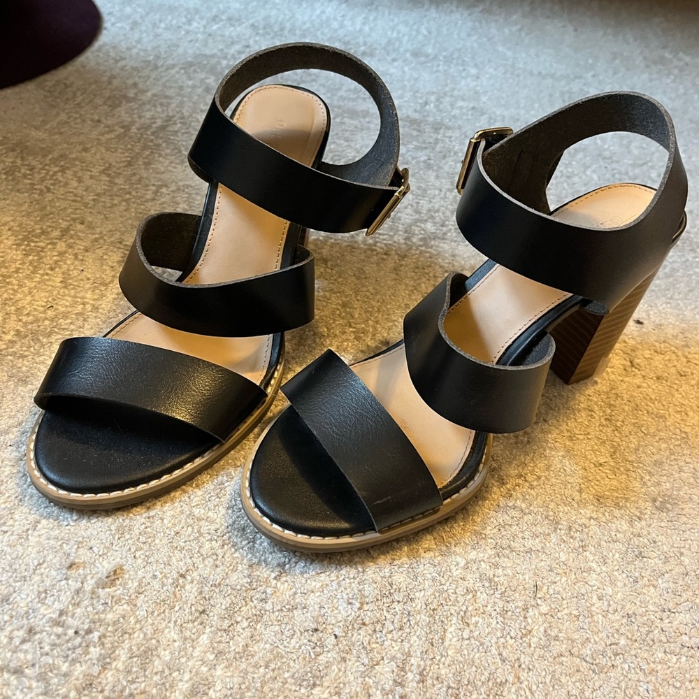 Black Strappy Sandal